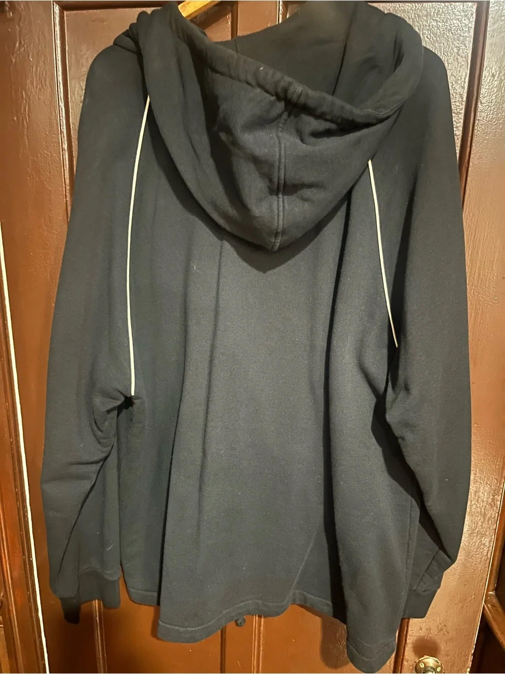 Gucci Black Zip Hoodie with Gold Hardware